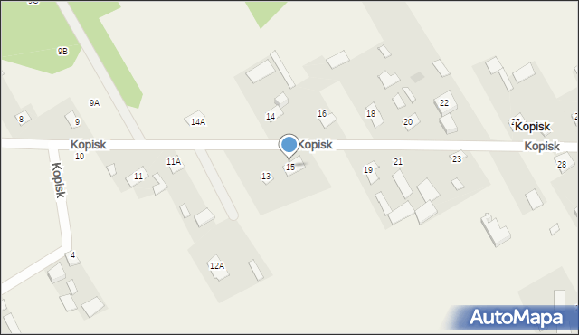 Kopisk, Kopisk, 15, mapa Kopisk