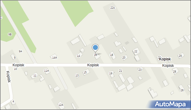 Kopisk, Kopisk, 16, mapa Kopisk