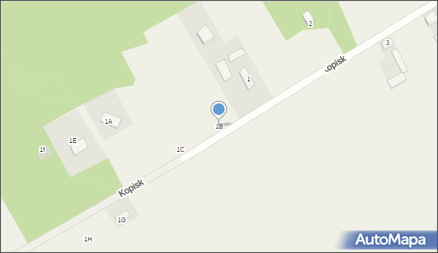 Kopisk, Kopisk, 1B, mapa Kopisk