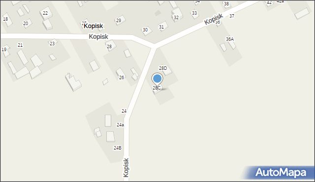 Kopisk, Kopisk, 30A, mapa Kopisk