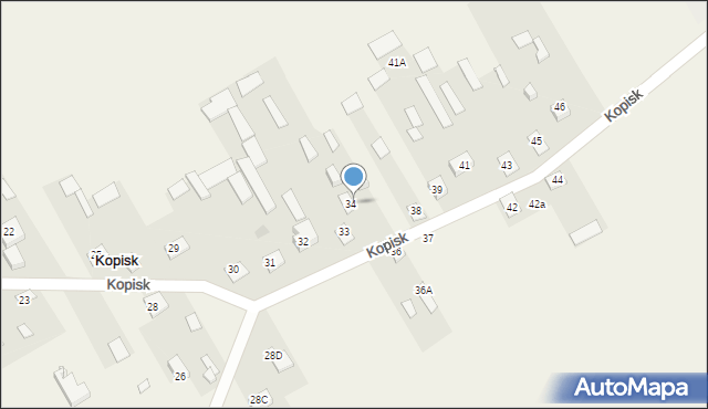 Kopisk, Kopisk, 35, mapa Kopisk