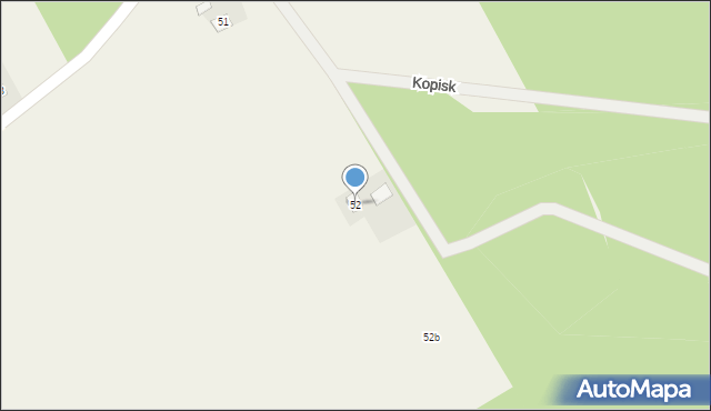 Kopisk, Kopisk, 52, mapa Kopisk