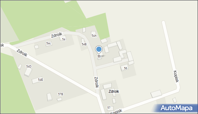 Kopisk, Kopisk, 55, mapa Kopisk