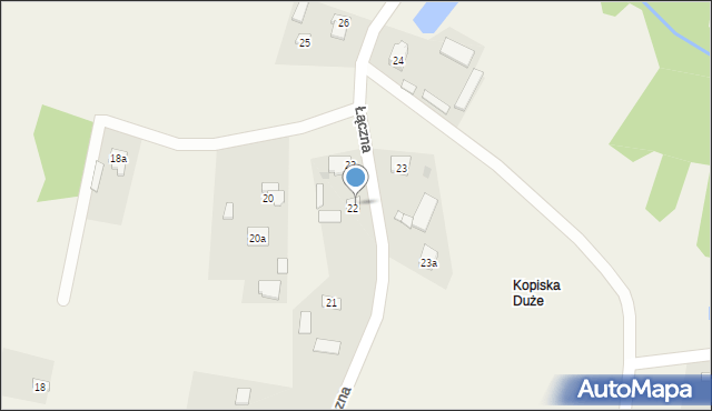 Kopiska, Kopiska, 22a, mapa Kopiska