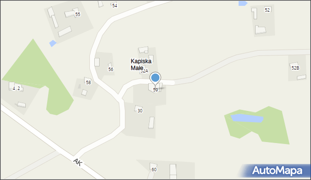 Kopiska, Kopiska, 59, mapa Kopiska