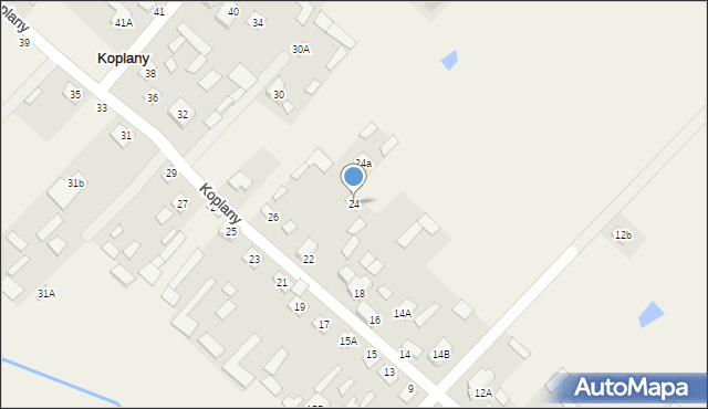 Koplany, Koplany, 24, mapa Koplany