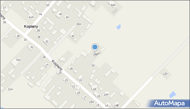 Koplany, Koplany, 24a, mapa Koplany