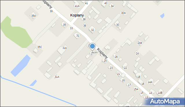 Koplany, Koplany, 27, mapa Koplany