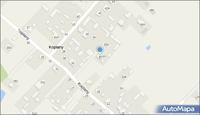Koplany, Koplany, 30, mapa Koplany