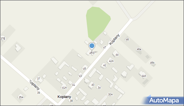 Koplany, Koplany, 45/1, mapa Koplany