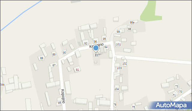 Kopojno, Kopojno, 93, mapa Kopojno