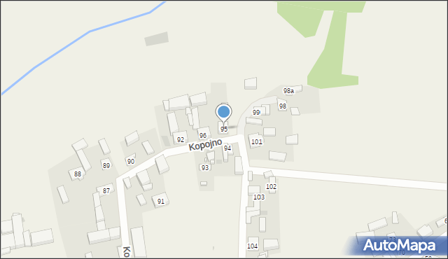 Kopojno, Kopojno, 95, mapa Kopojno