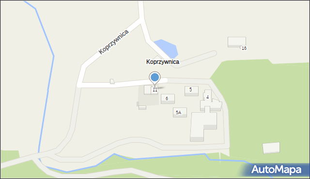 Koprzywnica, Koprzywnica, 11, mapa Koprzywnica