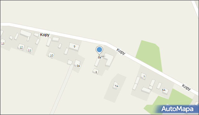 Kopy, Kopy, 8a, mapa Kopy