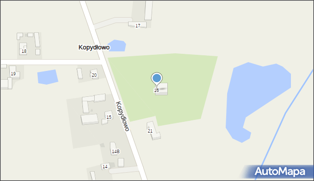 Kopydłowo, Kopydłowo, 16, mapa Kopydłowo