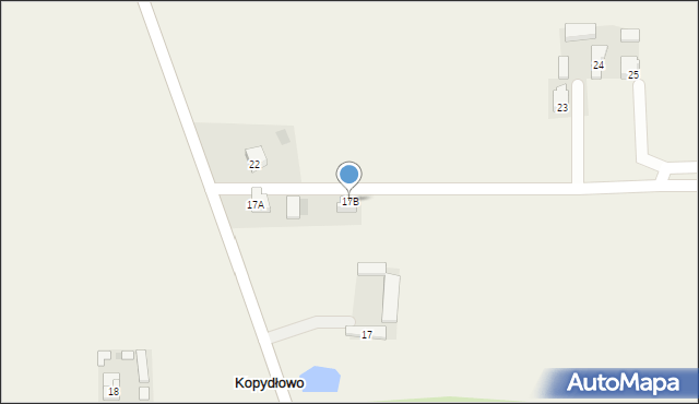 Kopydłowo, Kopydłowo, 17B, mapa Kopydłowo