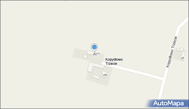 Kopydłowo, Kopydłowo, 45c, mapa Kopydłowo
