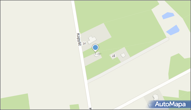 Kopyść, Kopyść, 1f, mapa Kopyść