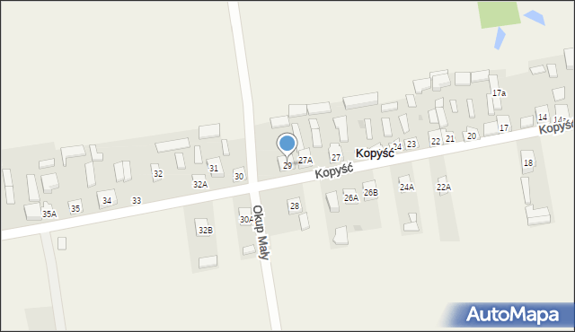 Kopyść, Kopyść, 29, mapa Kopyść