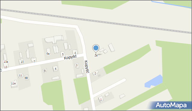 Kopyść, Kopyść, 2a, mapa Kopyść