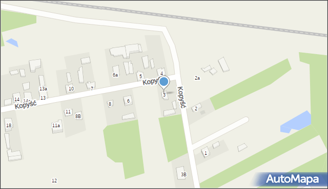 Kopyść, Kopyść, 3, mapa Kopyść