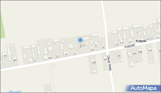 Kopyść, Kopyść, 32, mapa Kopyść
