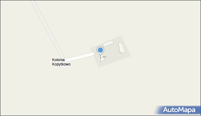 Kopytkowo, Kopytkowo, 1, mapa Kopytkowo