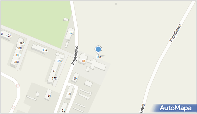Kopytkowo, Kopytkowo, 18a, mapa Kopytkowo