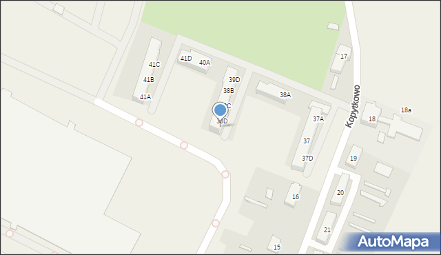 Kopytkowo, Kopytkowo, 39A, mapa Kopytkowo