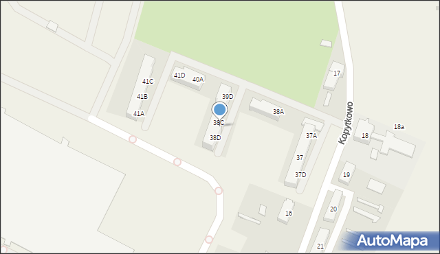 Kopytkowo, Kopytkowo, 39B, mapa Kopytkowo