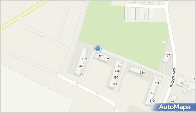 Kopytkowo, Kopytkowo, 41D, mapa Kopytkowo