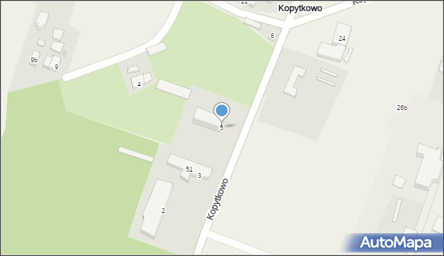 Kopytkowo, Kopytkowo, 5, mapa Kopytkowo