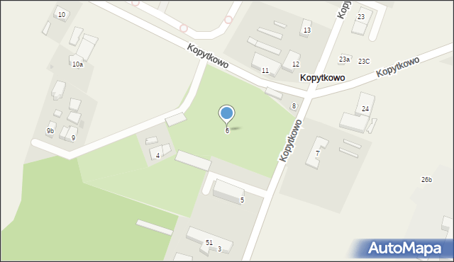 Kopytkowo, Kopytkowo, 6, mapa Kopytkowo