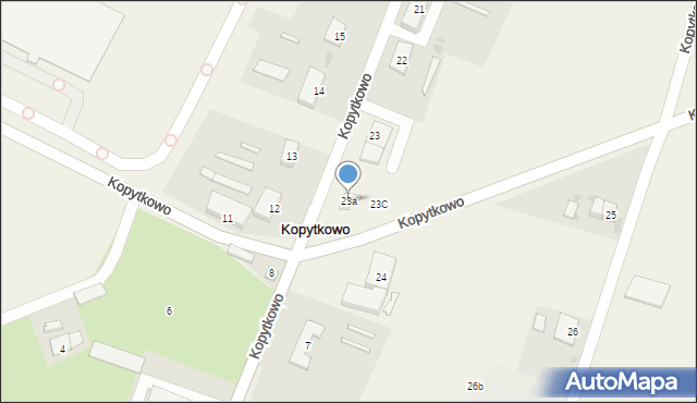 Kopytkowo, Kopytkowo, 23a, mapa Kopytkowo