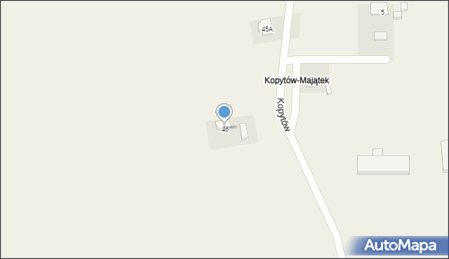 Kopytów, Kopytów, 46, mapa Kopytów