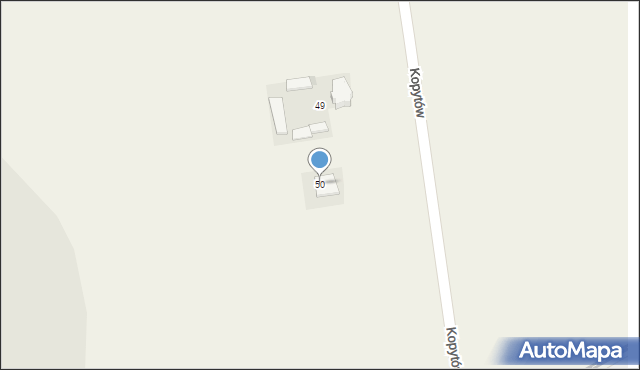 Kopytów, Kopytów, 50, mapa Kopytów