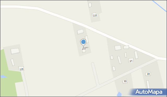 Kopytów, Kopytów, 103, mapa Kopytów