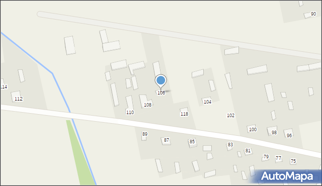 Kopytów, Kopytów, 106, mapa Kopytów