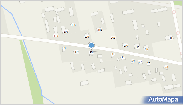 Kopytów, Kopytów, 85, mapa Kopytów