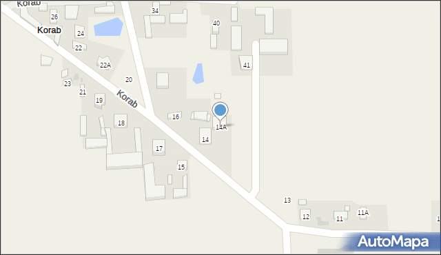 Korab, Korab, 14A, mapa Korab