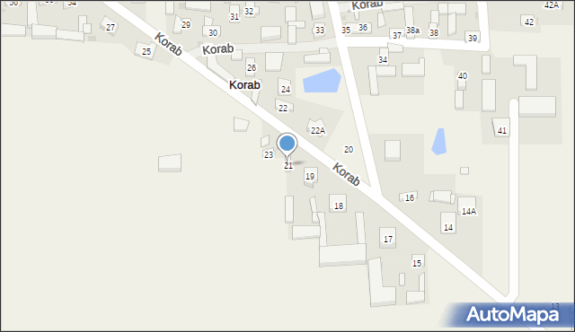Korab, Korab, 21, mapa Korab