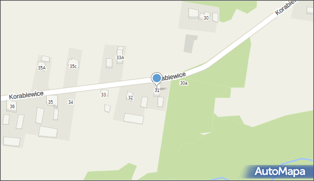 Korabiewice, Korabiewice, 31, mapa Korabiewice