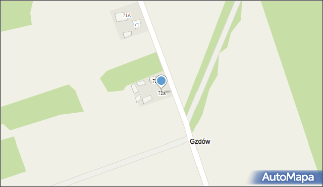 Korabiewice, Korabiewice, 72a, mapa Korabiewice