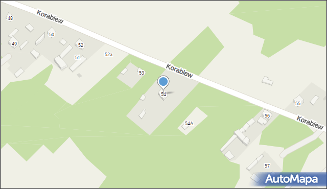 Korablew, Korablew, 54, mapa Korablew