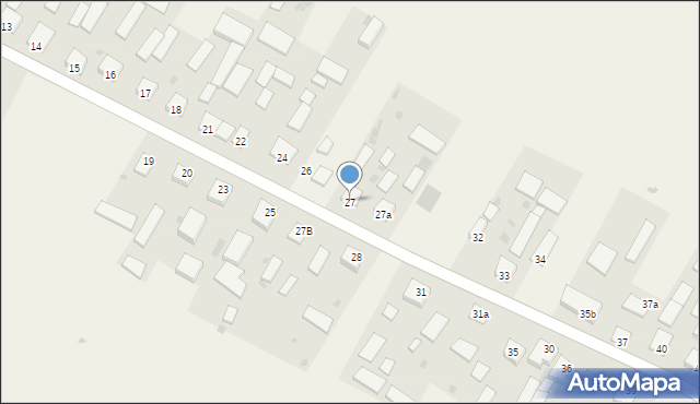 Korchów Pierwszy, Korchów Pierwszy, 27, mapa Korchów Pierwszy