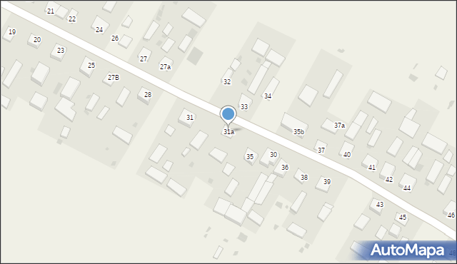 Korchów Pierwszy, Korchów Pierwszy, 31a, mapa Korchów Pierwszy