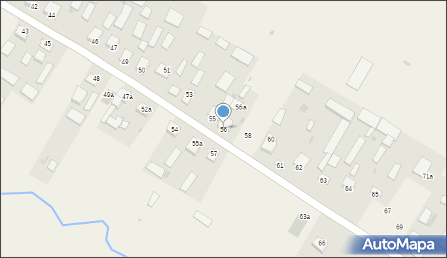 Korchów Pierwszy, Korchów Pierwszy, 56, mapa Korchów Pierwszy