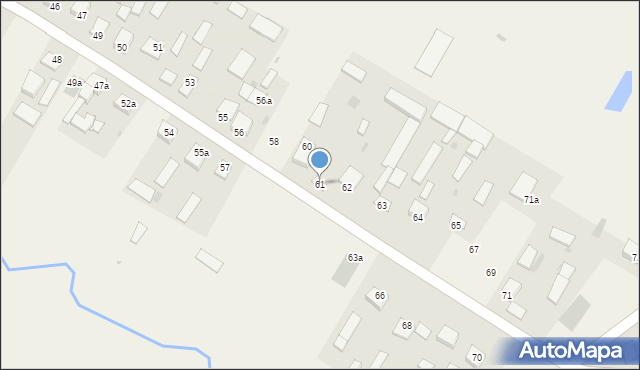 Korchów Pierwszy, Korchów Pierwszy, 61, mapa Korchów Pierwszy