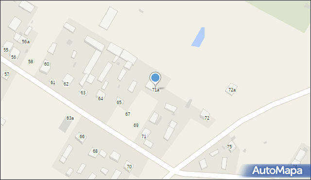 Korchów Pierwszy, Korchów Pierwszy, 71a, mapa Korchów Pierwszy