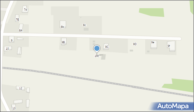 Korczew, Korczew, 10c, mapa Korczew